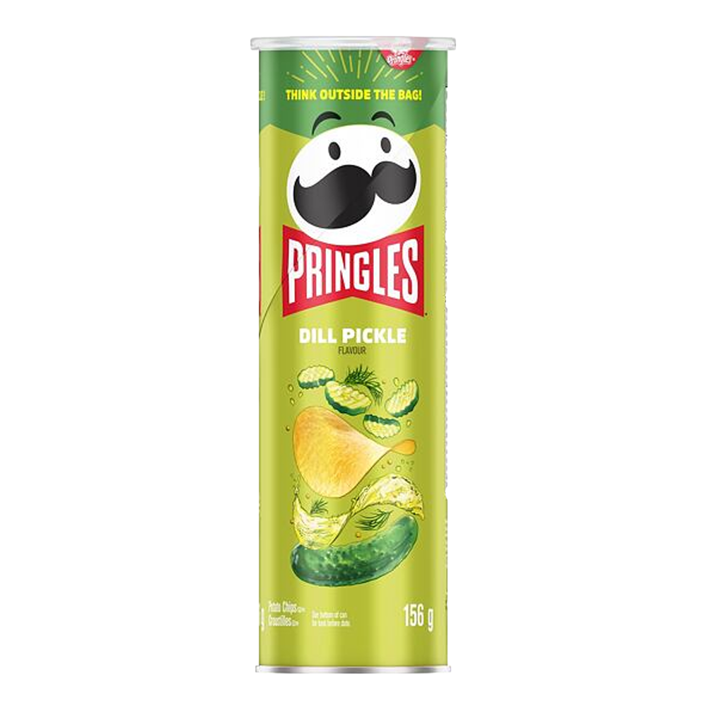 Pringles Dill Pickle s príchuťou nakladaných uhoriek